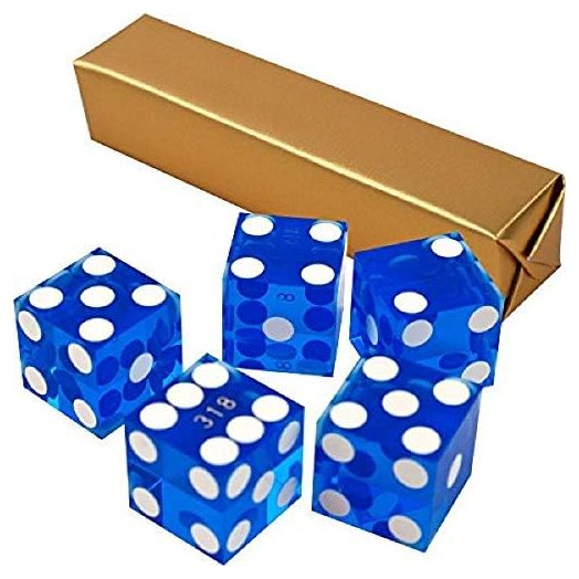 Trademark Poker 19mm A Grade Serialized Set of Casino Dice