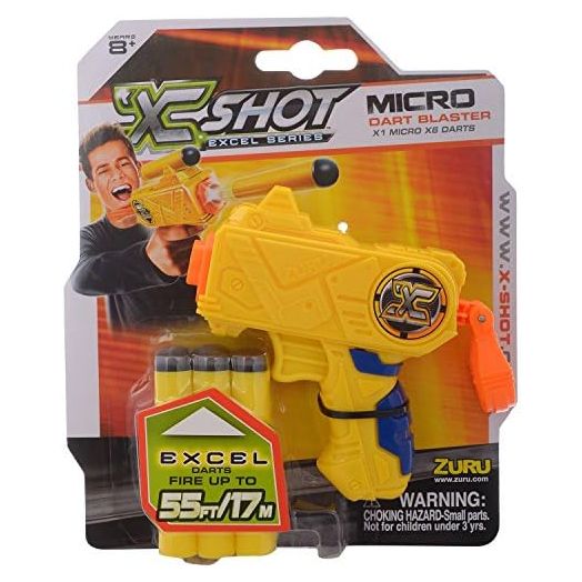 X-Shot Excel Micro Foam Dart Blaster (8 Darts) by ZURU
