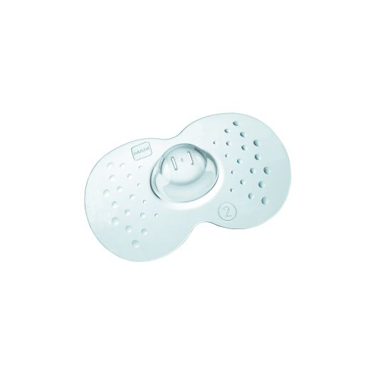 MAM Breastfeeding Nipple Shields with Sterilizing Storage Case, Size 2 Regular 23mm, 2-Count