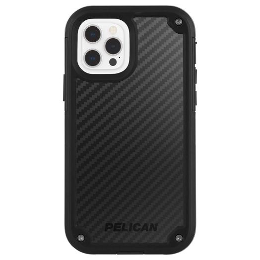 Pelican - SHIELD Series - Kevlar Case for iPhone 12 Pro Max (5G) - 21 ft Drop Protection - 6.7 Inch - Black