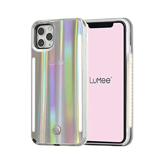 LuMee x Paris Hilton - Dual Light Up Selfie Case for iPhone 11 Pro - DUO - Front & Rear Illumination - 5.8 inch - Holographic by Paris Hilton