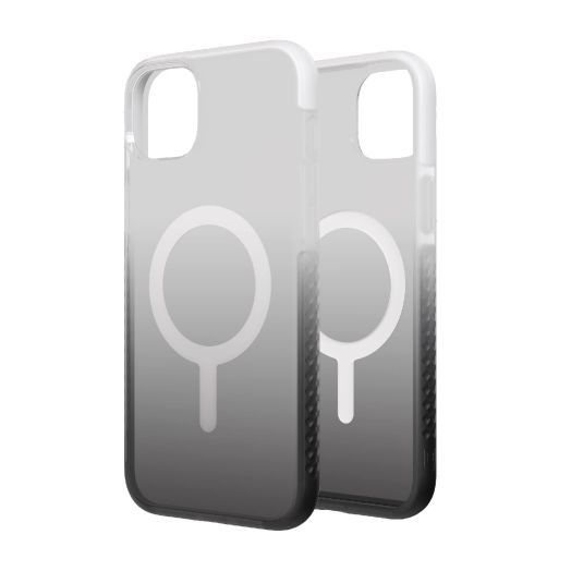 BodyGuardz Ace Pro with MagSafe Clear Phone Case for iPhone 14 Plus, Non-Slip Grip, Shockproof, 5G, MagSafe and Qi Charging, 14 Foot Drop Protection - White/Black