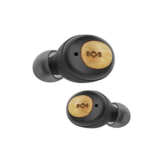 House of Marley Champion: True Wireless Earbuds with Microphone, Bluetooth Connectivity, 28 Hours Total Playtime, and Sustainable Materials