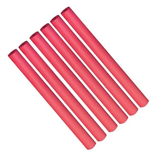 Rehabilitation Advantage Closed Cell Foam Tubing for Utensil Support, Red (Pack of 6)