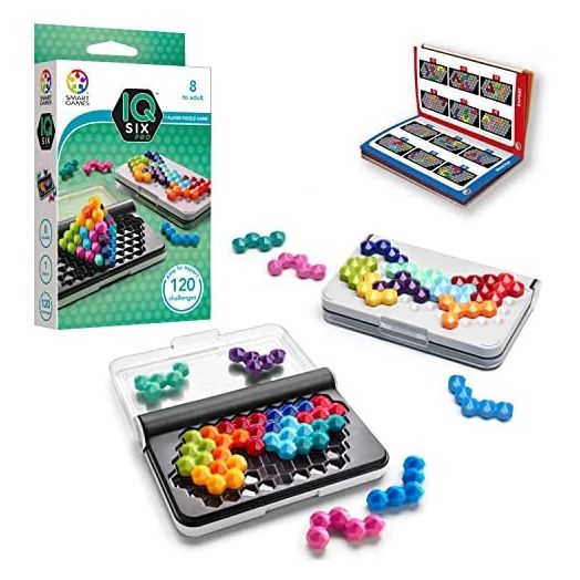 SmartGames IQ Six Pro, a Travel Game for Kids