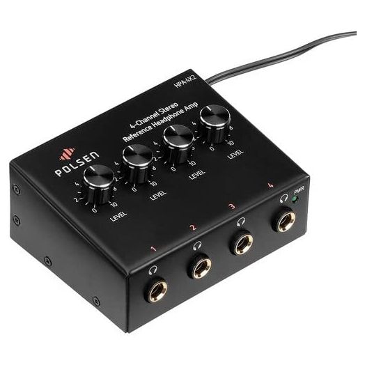 Polsen HPA-4X2 4-Channel Stereo Reference Headphone Amplifier