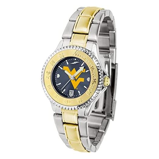 Sun Time Women's Collegiate Competitor Watch Two-Tone with Stainless Steel Band