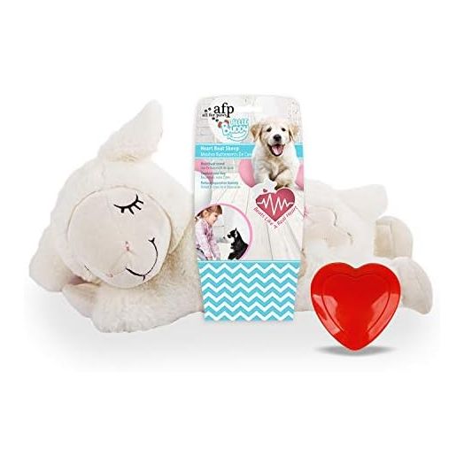 ALL FOR PAWS Heartbeat Dog Toy for Puppy,Dog Behavioral Sleep Aid Puppy Toys,Puppy Heartbeat Stuffed Animal,Dog Anxiety Relief