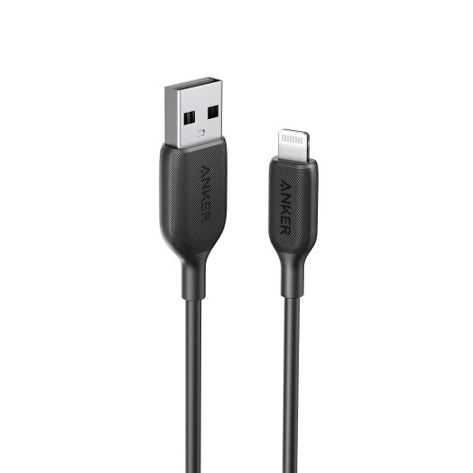 Anker Powerline III Lightning Cable 3Foot, MFi Certified for iPhone 11,X, Xs, Xr, Xs Max, 8, 8 Plus, 7, 7 Plus, 6, 6 Plus and More, Ultra Durable (Black)