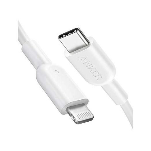 Anker USB C to Lightning Cable [6ft MFi Certified] Powerline II for iPhone 14 14 Pro iPhone 13 13 Pro 12 Pro Max 12 11 X XS XR, AirPods Pro, Supports Power Delivery (Charger Not Included) (White)