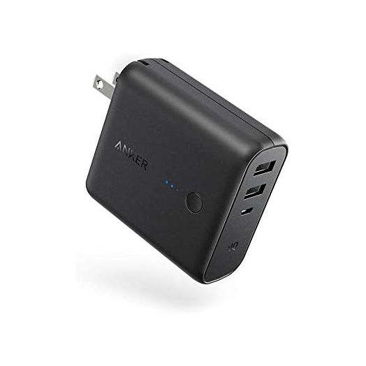 Anker PowerCore Fusion 5000, Portable Charger 5000mAh 2-in-1 with Dual USB Wall Charger, Foldable AC Plug and PowerIQ, Battery Pack for iPhone, iPad, Android, Samsung Galaxy, and More