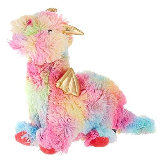FRINGE STUDIO Dog Toy, Rainbow Dragon-Plush Pet Toy (289365)