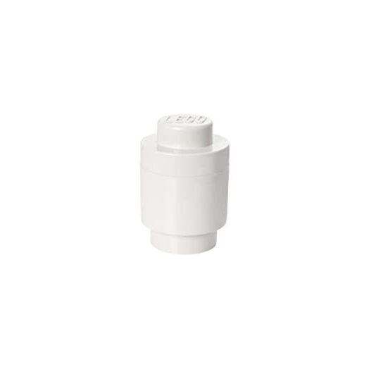 Lego Round Storage Box 1, White