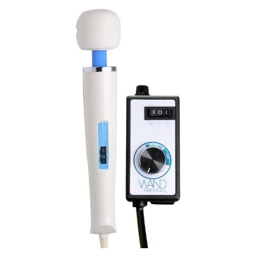 Magic Wand AF427 Massager with Free Wand Essentials Speed Controller, Blue/White/Black, Pack of 1