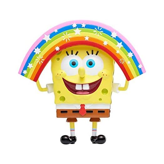 Alpha Group Spongebob Squarepants, Masterpiece Memes, 8” Collectible Vinyl Figure, Imaginaaation Spongebob