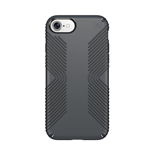 Speck Products 79987-5731 Presidio Grip Cell Phone Case for iPhone 7 - Graphite Grey/CHARCOAL Grey