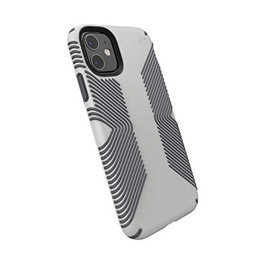 Speck Products 129909-8396 Presidio Grip iPhone 11 Case, Marble Grey/Anthracite Grey