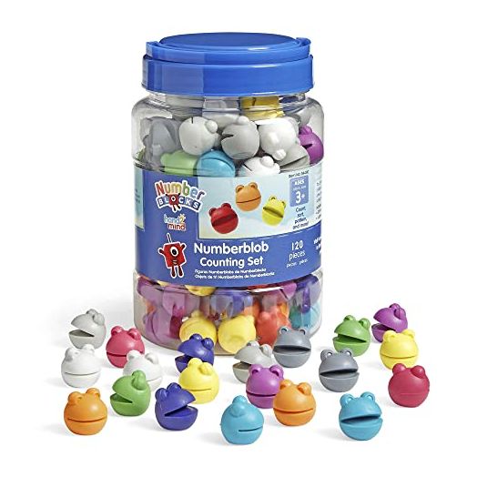 hand2mind Numberblocks Numberblob Counting Set, Math Counters, Counting Toys for Kids Ages 3-5, Number Toys, Color Sorting Toys, Preschool Math Toys, Montessori Math Manipulatives Kindergarten
