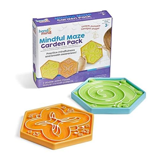 hand2mind Mindful Maze Garden Pack, Tactile Sensory Toys, Anxiety Relief Items, Occupational Therapy Toys, Calm Down Corner Supplies, Calming Corner Classroom, Social Emotional Learning Activities