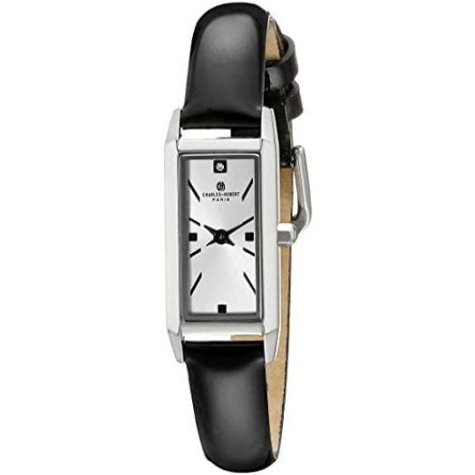 Charles-Hubert, Paris Women's 6911-W Premium Collection Analog Display Japanese Quartz Black Watch