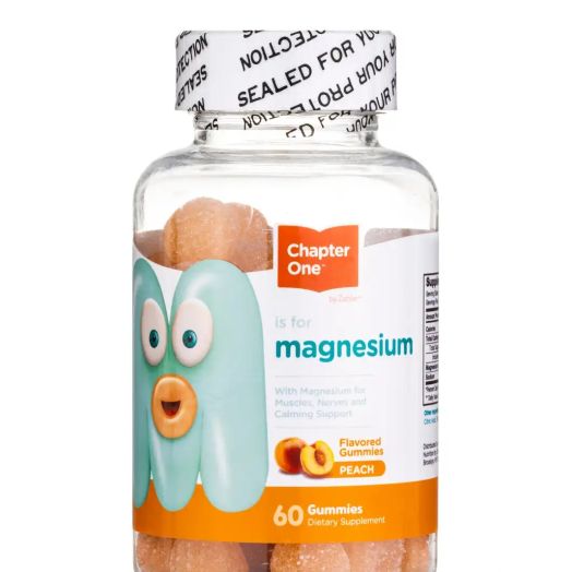 Chapter One Magnesium Gummies, Peach Flavor - 60 Gummies