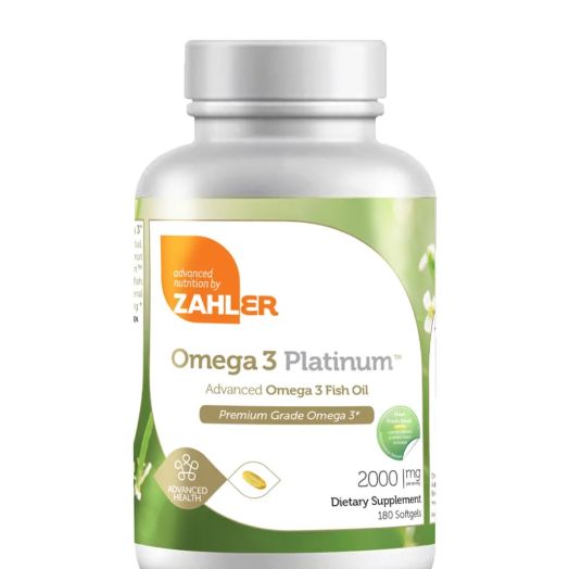 Zahler Omega 3 Platinum 2000 mg - 180 Softgels