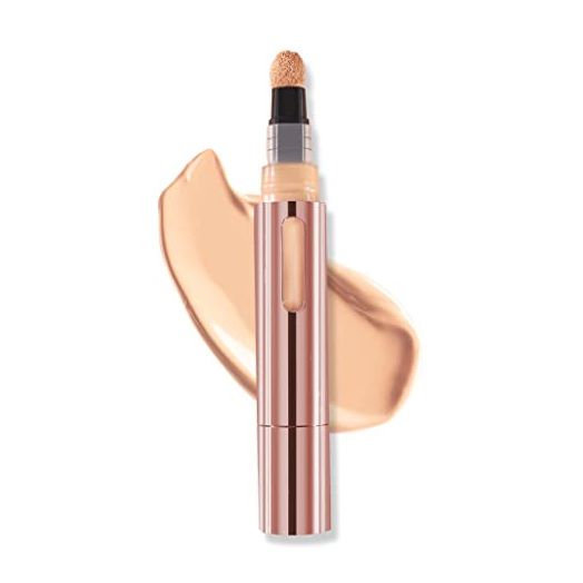 Mally Beauty - The Plush Pen Brightening Concealer Stick - Light - Hydrating Turmeric, Vitamin E, and Hyaluronic Acid Infused Formula - Medium Buildable Coverage with a Natural, Smooth Finish