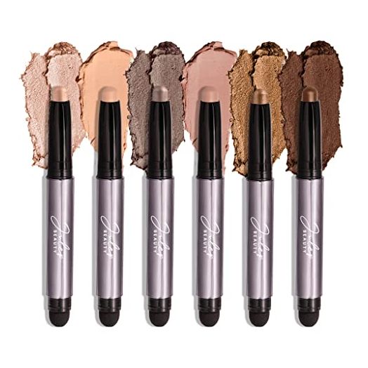 Julep Eyeshadow 101 Neutral Palette Creme-to-Powder 6 Piece Matte & Shimmer Eyeshadow Set