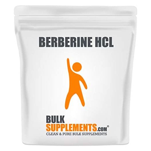 BulkSupplements.com Berberine HCl Powder - Berberine 500mg Supplement - HCl Supplement - Berberine HCl 500mg Powder - Berberine Supplements (100 Grams - 3.5 Oz)