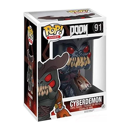 Funko POP Games: Doom - Cyberdemon Action Figure, 6"