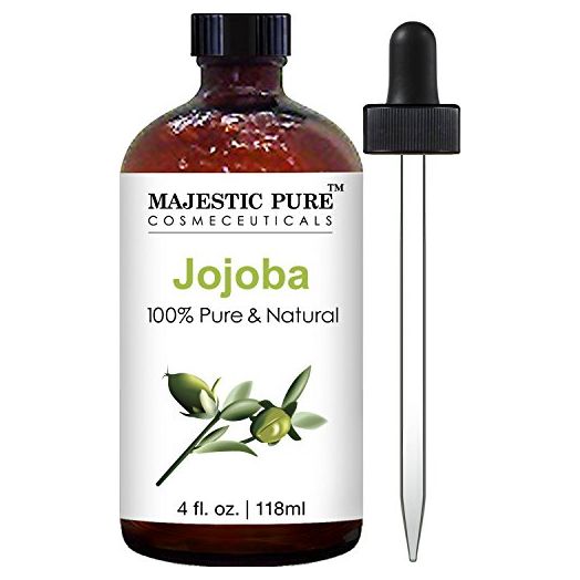 Majestic Pure Jojoba Oil for Hair and Skin, 4 fl. oz.