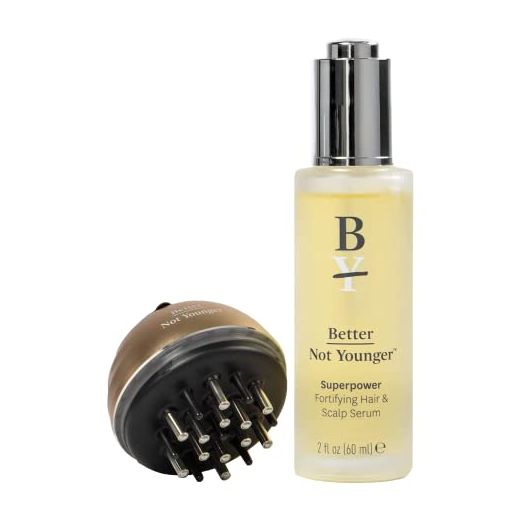 Better Not Younger Superpower Hair & Scalp Duo Set, Includes Liquid Comb Scalp Massaging Applicator
