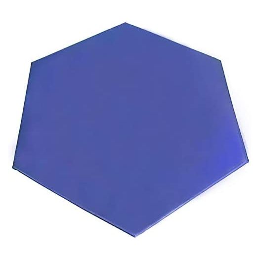 POP 'N GO Baby Play Mat for Baby Playpen or Floor - 59" Wide - Self-Inflating Hexagon Playmat for Babies & Toddlers - 1" Thick Soft and Comfy Portable Baby Mattress Pad w/ Travel Bag