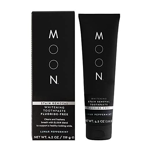 MOON Stain Removal Whitening Toothpaste | Fluoride Free – Lunar Peppermint