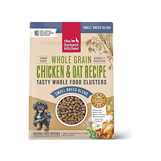 The Honest Kitchen Whole Food Clusters Small Breed Whole Grain Chicken Dry Dog Food, 1 lb Trial Pouch