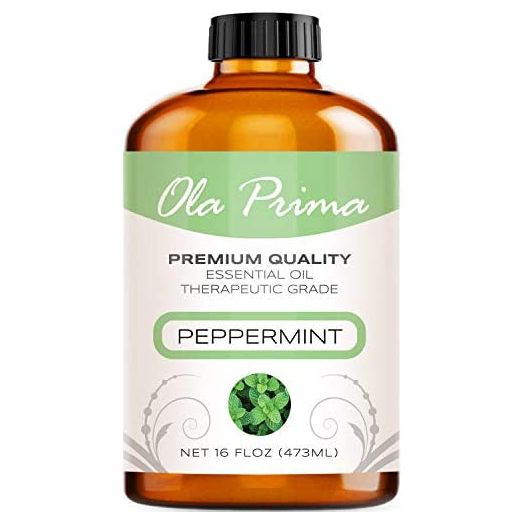 Ola Prima Oils 16oz - Peppermint Essential Oil - 16 Fluid Ounces