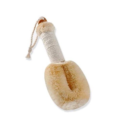 Touch Me All Natural Spa Sisal Dry Skin Brush - Premium Quality- 9" Length