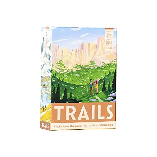 Trails, a Family and Strategy Board Game About Hiking and Outdoors by Keymaster