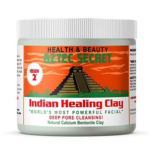 Aztec Secret – Indian Healing Clay 1 lb – Deep Pore Cleansing Facial & Body Mask – The Original 100% Natural Calcium Bentonite Clay – New Version 2