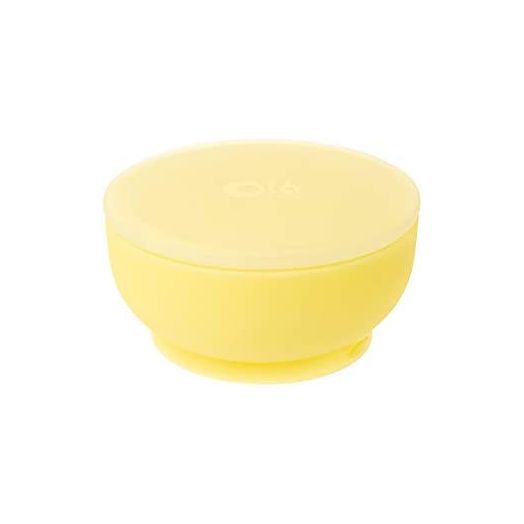Olababy 100% Silicone Suction Bowl with Lid for Independent Feeding | Baby Food Container and Storage | First Stage Self Feeding Essential for Toddlers and Kids| Baby Led Weaning Snack Feeder