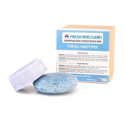 Fresh and Clean Shampoo and Conditioner Bar Set