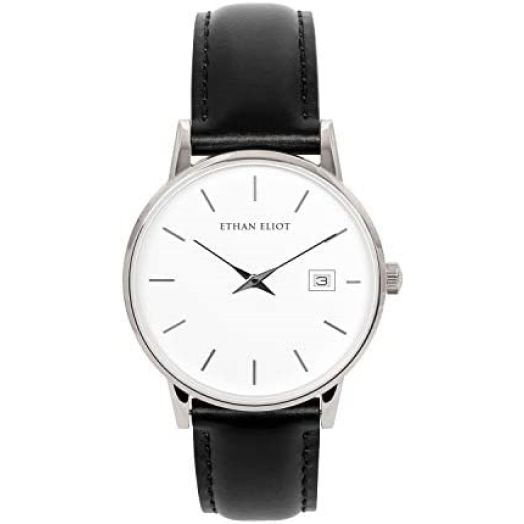 Ethan Eliot Classic Womens Watches, 36mm Watches for Women with Date, 5ATM Water Resistant Watches