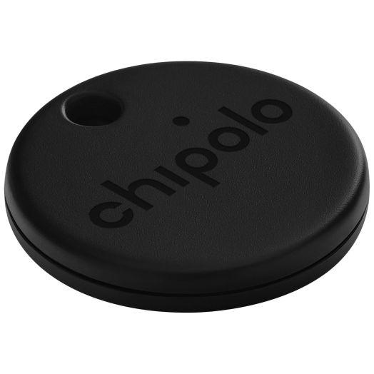 Chipolo ONE - 1 Pack - Key Finder, Bluetooth Tracker for Keys, Bag, Item Finder. Free Premium Features. iOS and Android Compatible (Black)