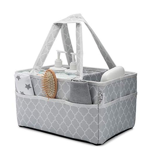 Baby Diaper Caddy Large Organizer Bag Portable Basket for Car Bedroom Travel Storage Changing Table By Comfy Cubs