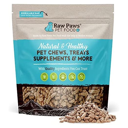 Raw Paws Freeze Dried Rabbit Dog Food & Cat Food, 16-oz - Made in USA - Freeze Dried Dog Food - Grain-Free Meat Rabbit Food - Novel Protein Dog Food - Raw Cat Food Rabbit - Dog Rabbit Meat for Cats