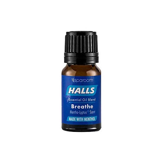 Sparoom HALLS® Essential Oil Mentho-Lyptus® Blend –– Made with Menthol and 100% Pure Essential Oils – Blended in the USA- For Diffusers and Aromatherapy – 10mL.