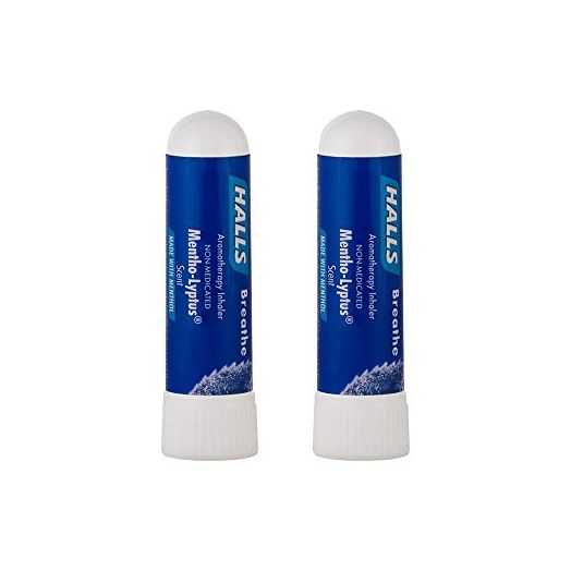 SpaRoom HALLS Essential Oil Mentho-Lyptus Aromatherapy Inhaler (Pack of 2)