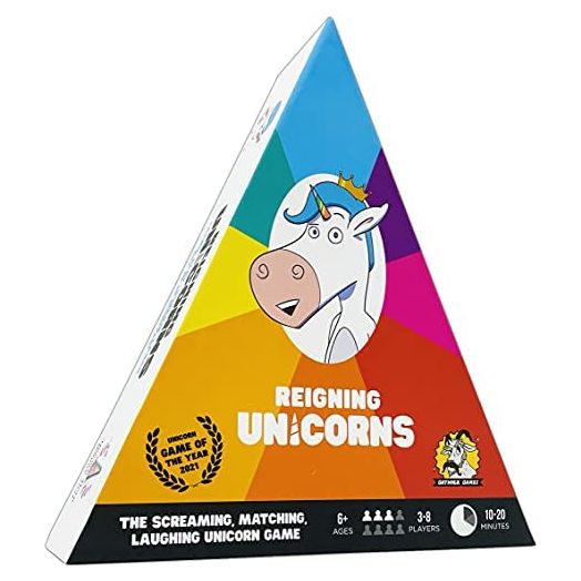 Gatwick Games Reigning Unicorns The Matching, Yelling Unicorn Card Game, Boys, and Teens, 3-8 Players