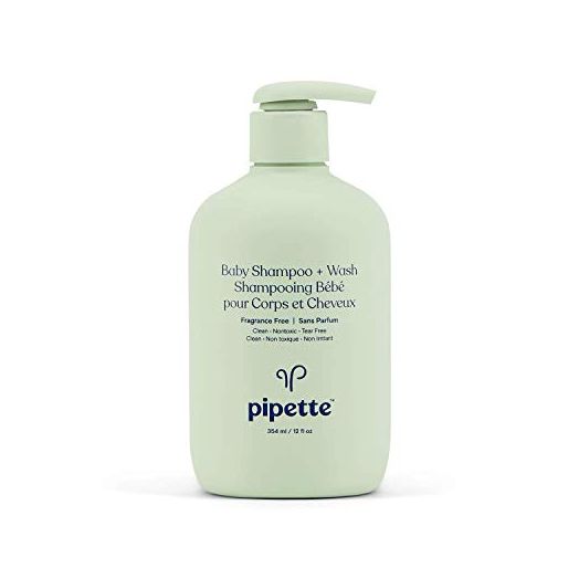 Pipette Baby Shampoo + Wash, Fragrance Free, 12 fl oz, (354 ml)