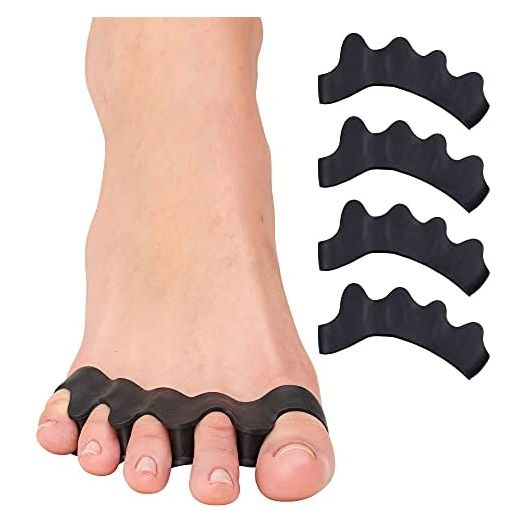 ZenToes Silicone Toe Spacers for Correct Toe Alignment, Bunion and Hammertoe Straighteners - 2 Pairs